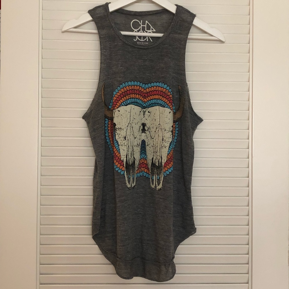 Evereve CHASER GRAPHIC TANK XS
